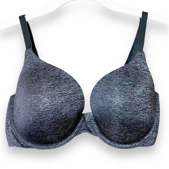Victoria's Secret Other - Victoria's Secret Padded Perfect‎ Coverage Bra 32DD 32E charcoal gray underwire
